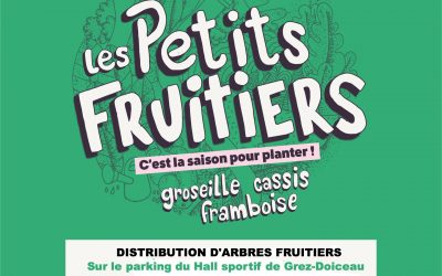 Distribution de petits fruitiers